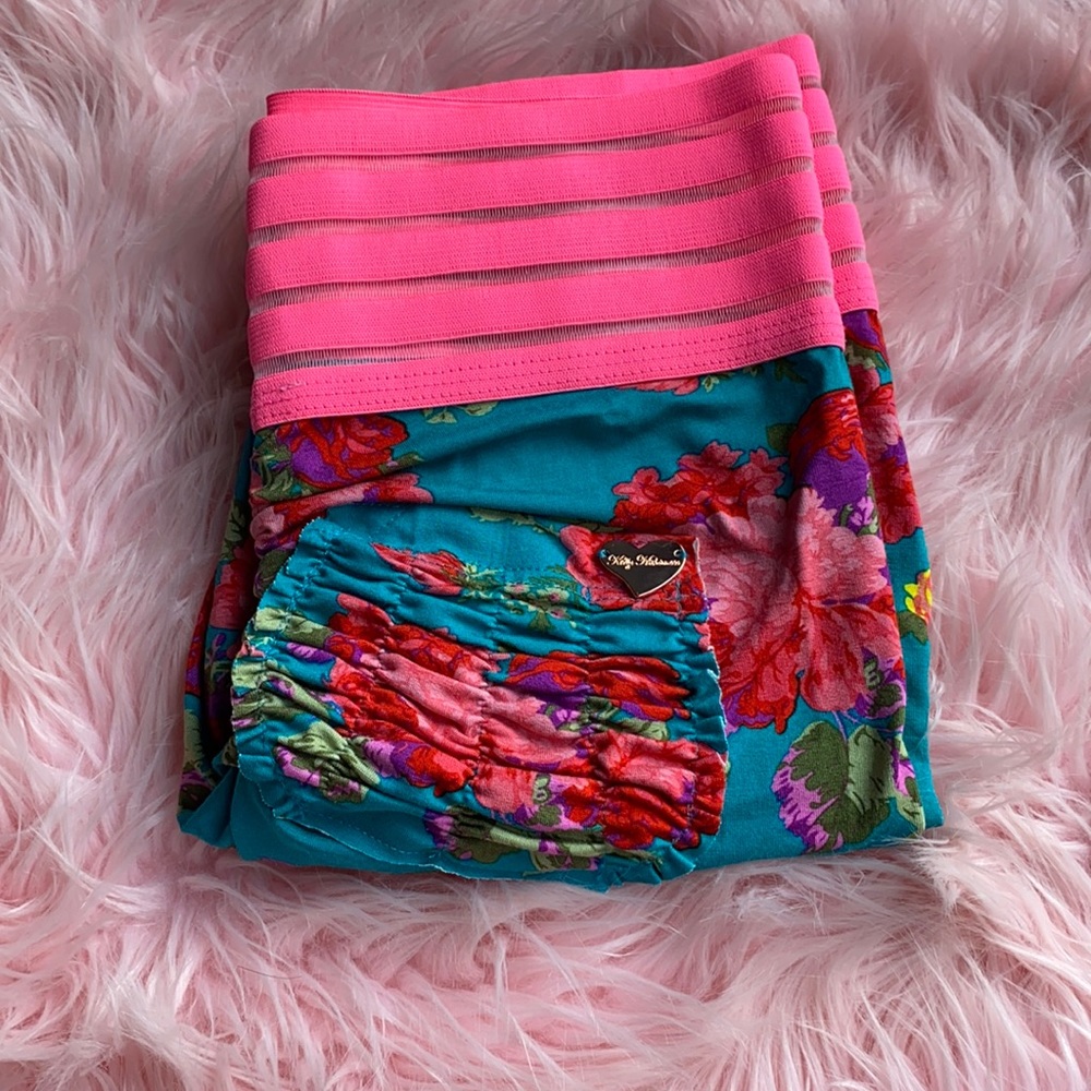 Aqua floral cute Booty